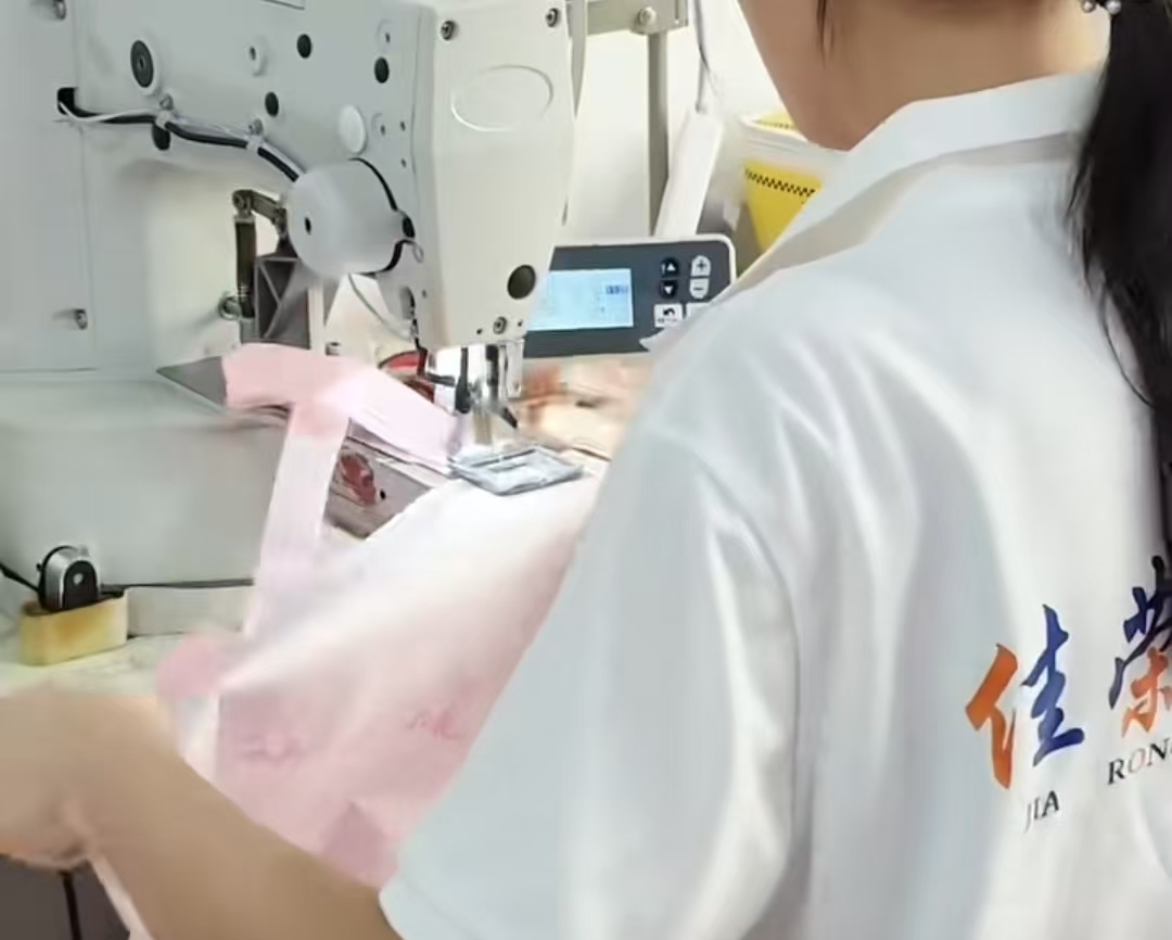 Professional sewing machines in JiaRong workshop